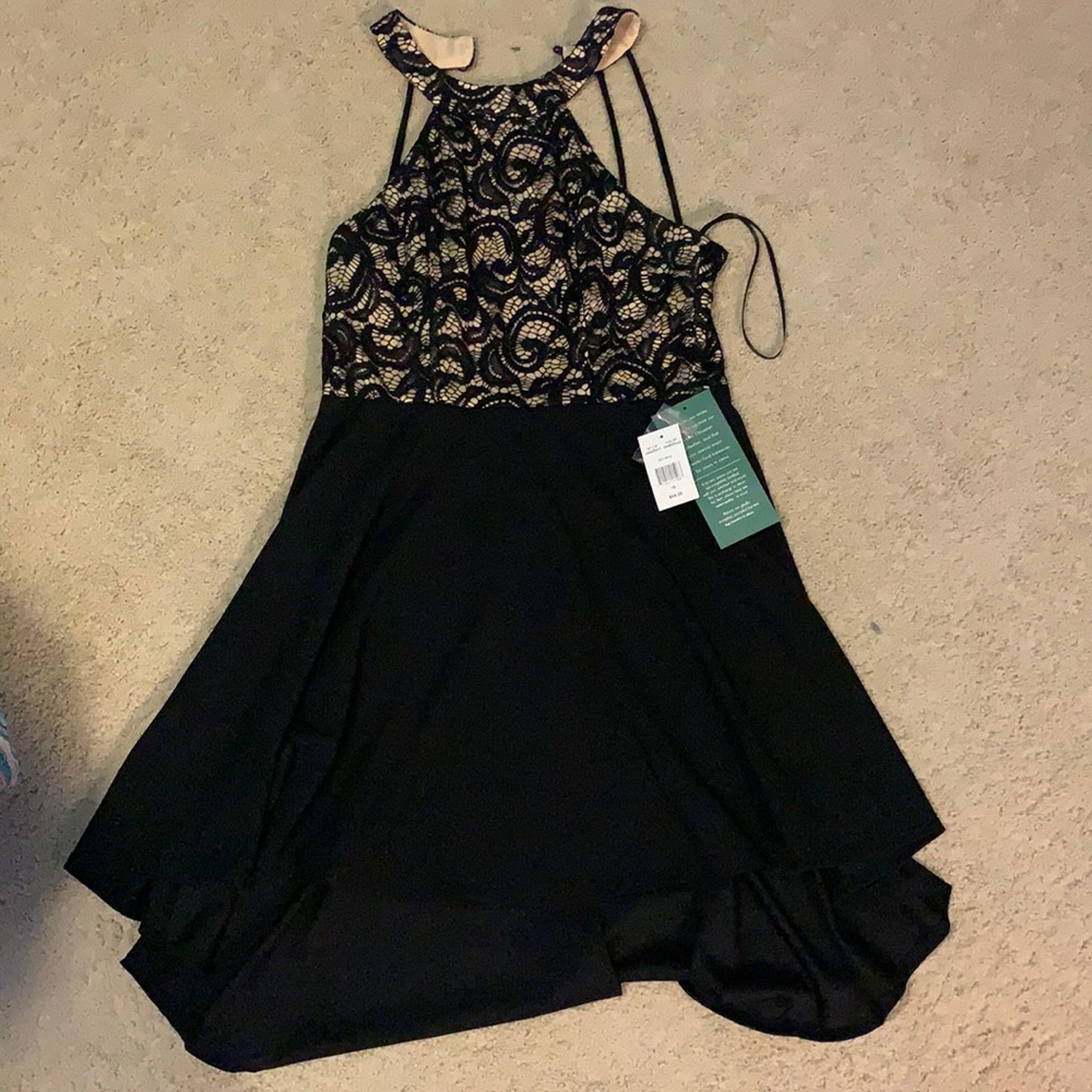 Black formal dress, size 15, Brand new (with tags)